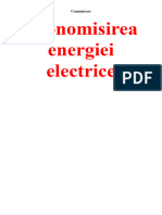 Economisirea Energiei Electrice: Comunicare