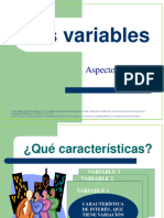 Variables 