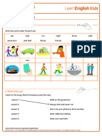 Songs Keep Safe Stay Alive Worksheet