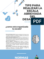 Tips para Realizar La Escala Abreviada Del Desarrollo