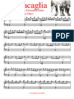 Passacaglia Handel - Extended PianoEasy Duet For One