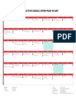 MCAT Study Schedule Template 3 Months Content Phase No CARS