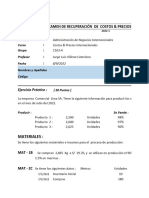 Isur-Examen Recuperación Costos Precios Internacionales