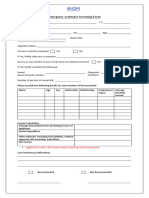 Annex C - Emergency Assistance Screening Form