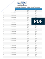 Kohlu Shia Ramadan Calendar 2024 Urdupoint