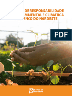 Política de Responsabilidade Social, Ambiental e Climática do Banco do Nordeste