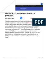 Censo 2022 - Entenda Os Dados Da Pesquisa - Notícias UFJF