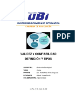 Validez y Confiabilidad