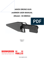 8 Bands Drone Gun Jammer User Manual (Model: SX-8BDGJ)