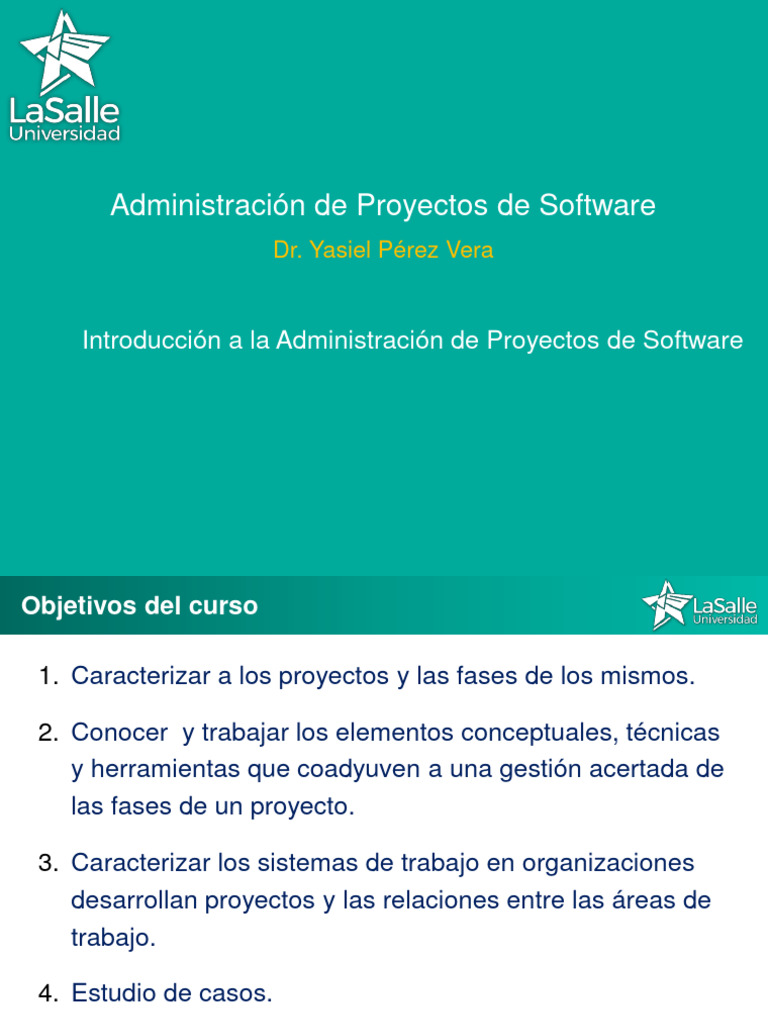 Introducción A La Gestión de Proyectos | PDF | Gestión de proyectos ...