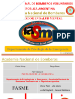 Bombero Facilitador en Salud Mental Fasme