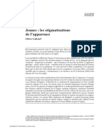 Jeunes: Les Stigmatisations de L'apparence: Olivier Galland