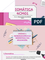 Tarea 1. Unidad 1. Introducción A La Geomática y Su Aplicación - Vázquez Sánchez Zaira Michelle