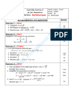 AIS 2122 3APIC S1 C3 Maths