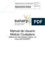 Manual de Usuario - SID SUNARP