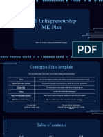 Tech Entrepreneurship MK Plan by Slidesgo
