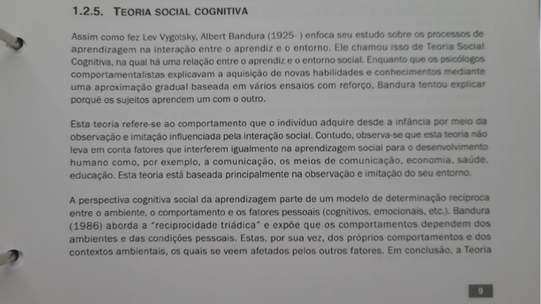 Teoria Social Cognitiva De Lev Vygotsky Pdf