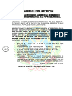 Comunicado 51 A Los Postulantes Con Nota Aprobatoria 20abr2022