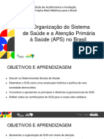 01-A Organização Do Sistema de Saúde e A Atenção Primária À Saúde (APS) No Brasil v2