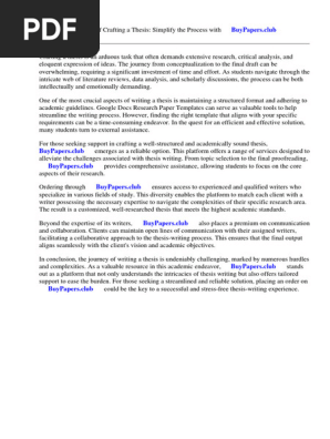 Google Docs Research Paper Template