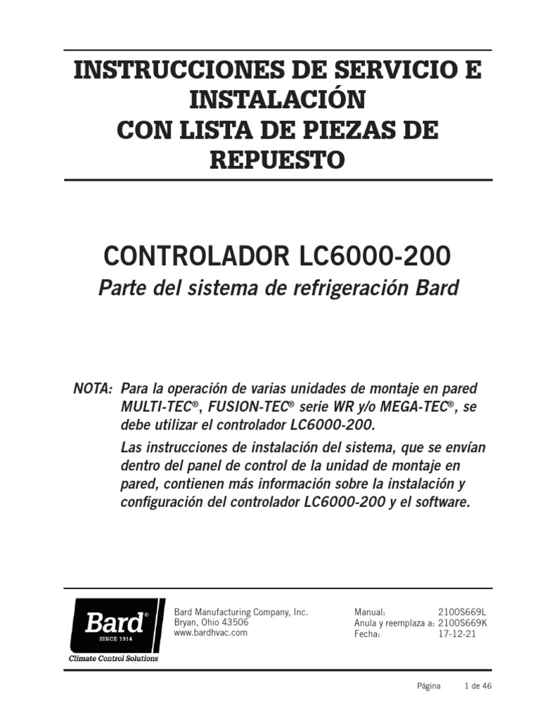 LC 6000 | PDF | Relé | Sensor
