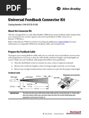 2198-In010 - En-P 2198-K57CK-D15M | PDF | Electrical Connector | Wire