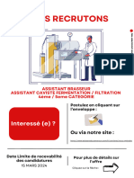 Assistant Brasseur Externe