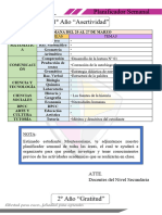 Planificador Semanal 25 - 27 de Marzo