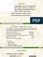 Module 5. Sale and Leaseback