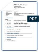 Curriculumvitae: Pendidikan