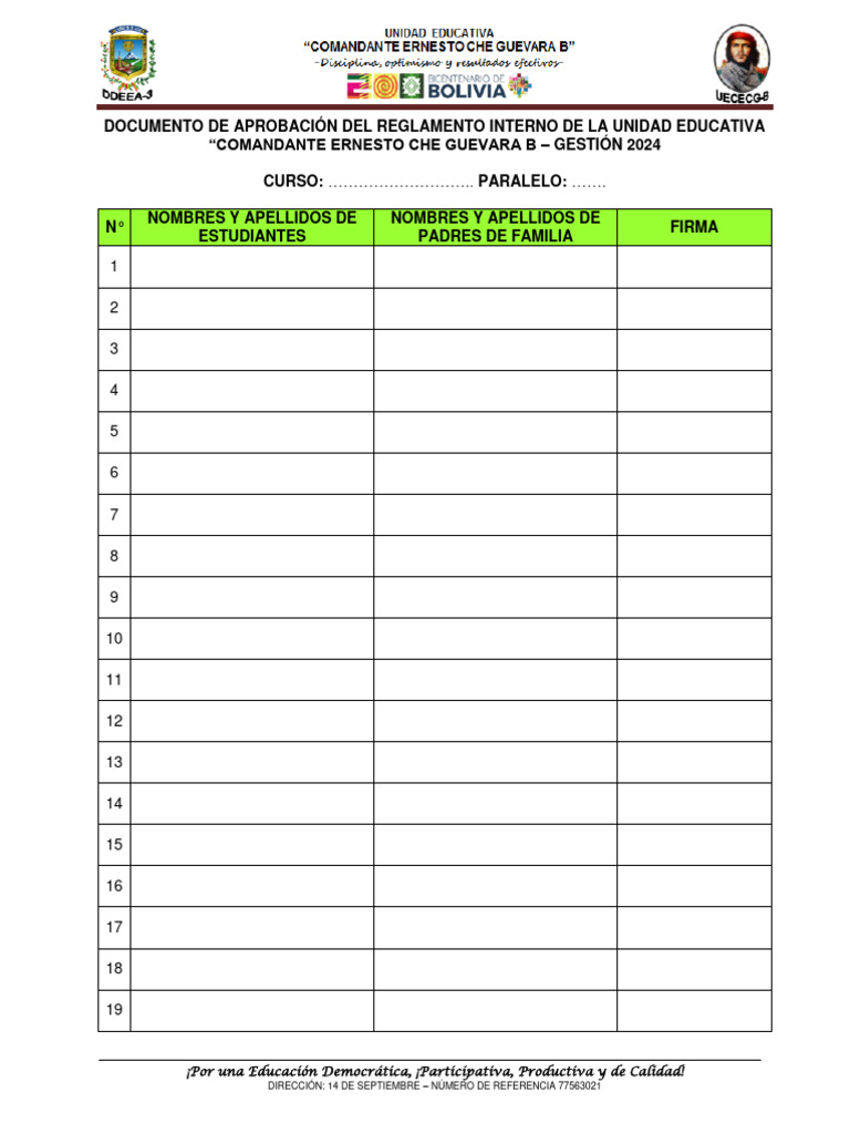 Reglamento Interno Ue 2024 PDF