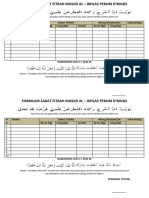 Formulir Zakat Fitrah Masjid Al-Iklash