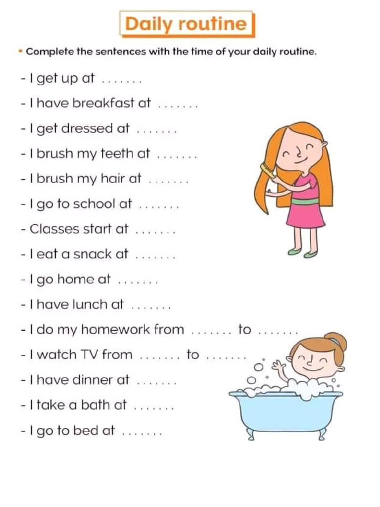Daily Routine 2 | PDF