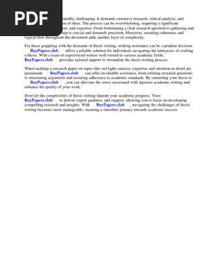 Research Paper on Red Light Cameras