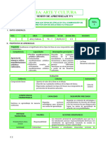 1° Sesión de Aprendizaje Sesión1-Sem.1-Exp.1 - Arte y Cultura