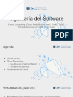 Clase 12 - Cloud Computing (Cloud Architecture - IaaS, PaaS, SaaS Proveedores de Servicios en La Nube)