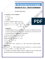 Succes Plus Faseg Corrige Exercice 1 TD 21 PDF