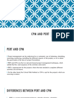 CPM and PERT Example