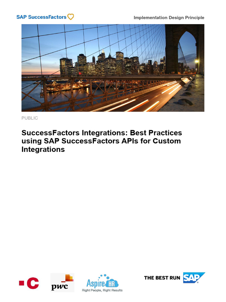 SuccessFactors API Integration Best Practices | PDF | Information ...