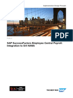 IDP - SAP SuccessFactors Employee Central Payroll Integration To S4HANA - V2.1