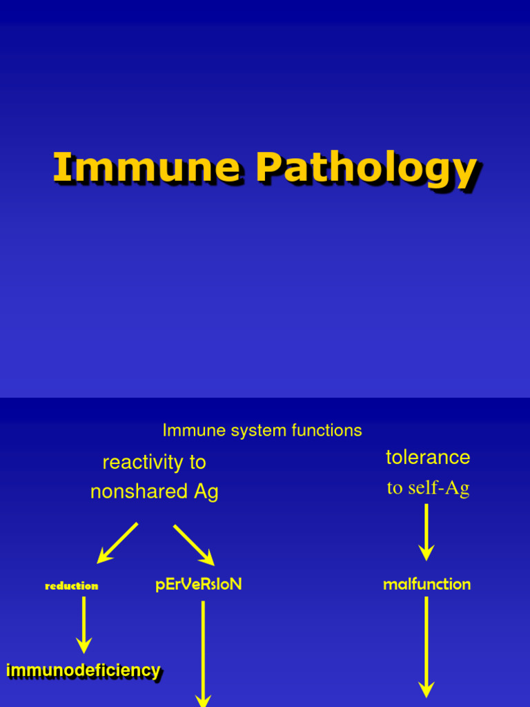 Immuno Pathology | PDF | Immunodeficiency | Immune System