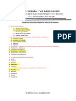 Examen Ii Tri de Biologia 3 Sec