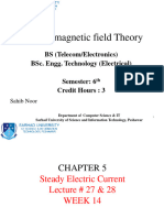 Week 14 Lec# 1 & 2 EMT (BSC Electrical Tech)