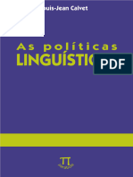 As Políticas Linguísticas - Louis-Jean Calvet