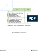 Cadastro de Reserva Pré-Enem 2024