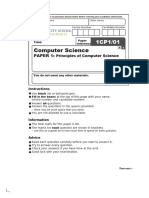 Computer Science: Paper 1