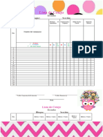 Lista de Cotejo 2