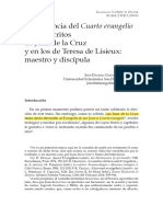 Leído. La Presencia Del Cuarto Evangelio en Los Escritos de Juan de La Cruz y en Los de TEresa de Lisieux Maestro y Discipula