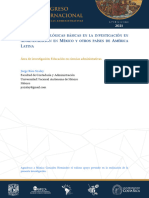 Problemas Metodológicos Principales de La Investigación