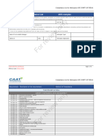 CAAT-OPS-TCCL-105 - Compliance List For Aeroplane AOC TCAR OPS Part IDE.H